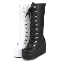 Funki Buys | Boots | Women's Fashion Punk Boots | High Platform Wedges