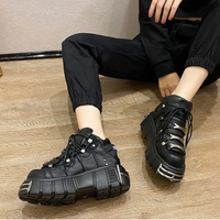 Funki Buys | Shoes | Women's Punk Style Platform Sneakers | Chunky