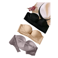 Funki Buys | Bras | Women's Push Up Strapless Bra | Lingerie Underwear