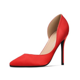 Funki Buys | Shoes | Women's Satin High Heel Stilettos | Pointed Pumps