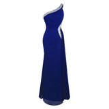 Funki Buys | Dresses | Women's One-Shoulder Mermaid Evening Party Gown