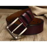 Funki Buys | Belts | Men's Leather Strap Luxury Pin Buckle Belt