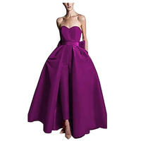 Funki Buys | Dresses | Women's Formal Jumpsuit Dress, Detachable Skirt