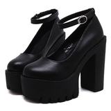 Funki Buys | Shoes | Women's Chunky Platform Shoes | Punk Gothic Heels