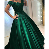 Funki Buys | Dresses | Women's Elegant Satin Evening Dress | Ball Gown