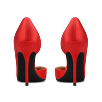 Funki Buys | Shoes | Women's Satin High Heel Stilettos | Pointed Pumps