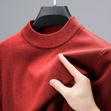 Funki Buys | Sweaters | Men's Aesthetic Mock Neck Sweaters