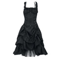 Funki Buys | Dresses | Women's Black Gothic Party Dress