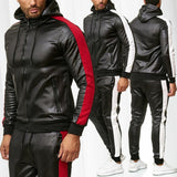 Funki Buys | Activewear | Men's Sweat Suit Hooded Jacket Pants Set