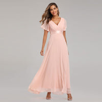 Funki Buys | Dresses | Women's Luxury Chiffon Evening Gown