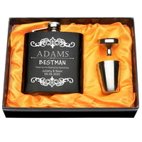 Funki Buys | Hip Flasks | Wedding Favors Gift Box Set | Custom 6oz