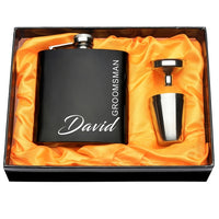 Funki Buys | Hip Flasks | Wedding Favors Gift Box Set | Custom 6oz