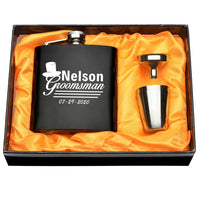 Funki Buys | Hip Flasks | Wedding Favors Gift Box Set | Custom 6oz