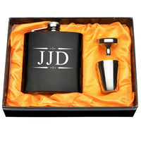 Funki Buys | Hip Flasks | Wedding Favors Gift Box Set | Custom 6oz