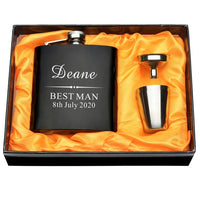 Funki Buys | Hip Flasks | Wedding Favors Gift Box Set | Custom 6oz