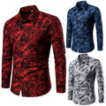 Funki Buys | Shirts | Men's Long Sleeved Dress Shirt Slim Fit