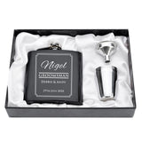 Funki Buys | Hip Flasks | Personalized Hip Flask Gift Box Set | 6oz