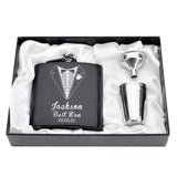 Funki Buys | Hip Flasks | Personalized Hip Flask Gift Box Set | 6oz