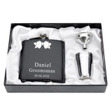Funki Buys | Hip Flasks | Personalized Hip Flask Gift Box Set | 6oz