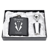 Funki Buys | Hip Flasks | Personalized Hip Flask Gift Box Set | 6oz