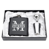 Funki Buys | Hip Flasks | Personalized Hip Flask Gift Box Set | 6oz