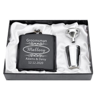 Funki Buys | Hip Flasks | Personalized Hip Flask Gift Box Set | 6oz