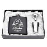 Funki Buys | Hip Flasks | Personalized Hip Flask Gift Box Set | 6oz