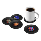 Funki Buys | Coasters | Vinyl Retro Record Coasters 4 Pcs Set