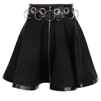 Funki Buys | Skirts | Women's Gothic Punk Mini Skirt | Short A-line