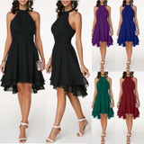 Funki Buys | Dresses | Women's Elegant Halter Evening Dress