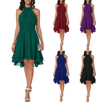 Funki Buys | Dresses | Women's Elegant Halter Evening Dress | Cocktail