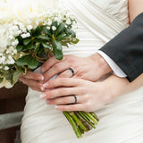 Funki Buys | Rings | Black Titanium Wedding Band Ring 1 Pcs