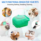 Funki Buys | Pet Scrubber | Pet Shampoo Brush and Dispenser | Dogs Cats