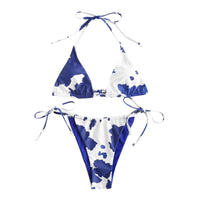 Funki Buys | Swimwear |Women's Draw String Bikini |Cow Print