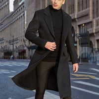 Funki Buys | Jackets | Men's Winter Woolen Coat | Topcoat Overcoat