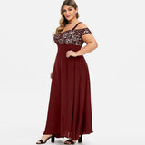 Funki Buys | Dresses | Women's Elegant Plus Evening Dress