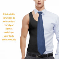Funki Buys | Shapewear | Men's Slimming Body Shaper | Compression Shirt