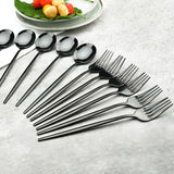 Funki Buys | Cutlery Set | Gold Stainless Steel Mirror 30 Pcs Set