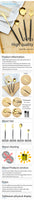 Funki Buys | Cutlery Set | Gold Stainless Steel Mirror 30 Pcs Set