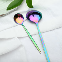 Funki Buys | Cutlery Set | Gold Stainless Steel Mirror 30 Pcs Set