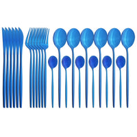 Funki Buys | Cutlery Set | Gold Stainless Steel Mirror 30 Pcs Set