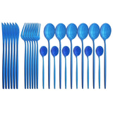 Funki Buys | Cutlery Set | Gold Stainless Steel Mirror 30 Pcs Set