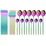 Funki Buys | Cutlery Set | Gold Stainless Steel Mirror 30 Pcs Set