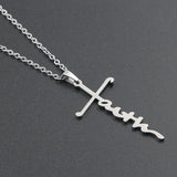 Funki Buys | Necklaces | Faith Cross Pendant Necklace | Stainless Steel