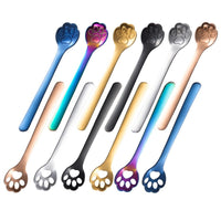 Funki Buys | Spoons | Cute Cat Paw Coffee Spoons | Stainless Steel