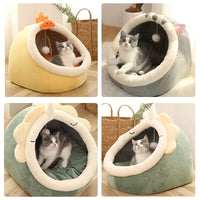 Funki Buys | Pet Beds | Cat Bed | Warm Cozy Pet Basket | Kitten Cat Cave