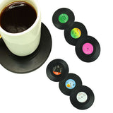 Funki Buys | Coasters | Vinyl Record Coaster Set | 6 Pcs Retro Set