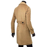 Funki Buys | Jackets | Men's Trench Coat | Woolen Peacoat | Slim Fit