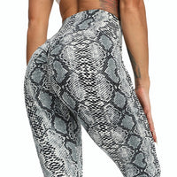 Funki Buys | Pants | Women's Snake Print Yoga Pants | Leopard Print