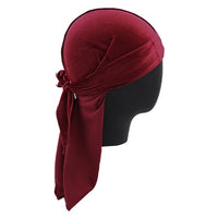 Funki Buys | Durags | Doo Rag | Unisex Long Velvet Skull Cap 2 Pcs